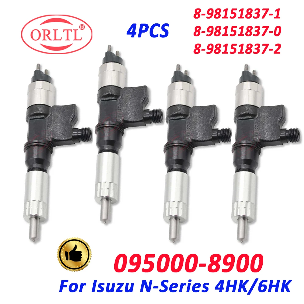 

ORLTL 095000-8900 Diesel Injector 8981518371 8981518370 8981518372 8981518373 For Isuzu N-Series 4HK 095000-8901 095000-8902