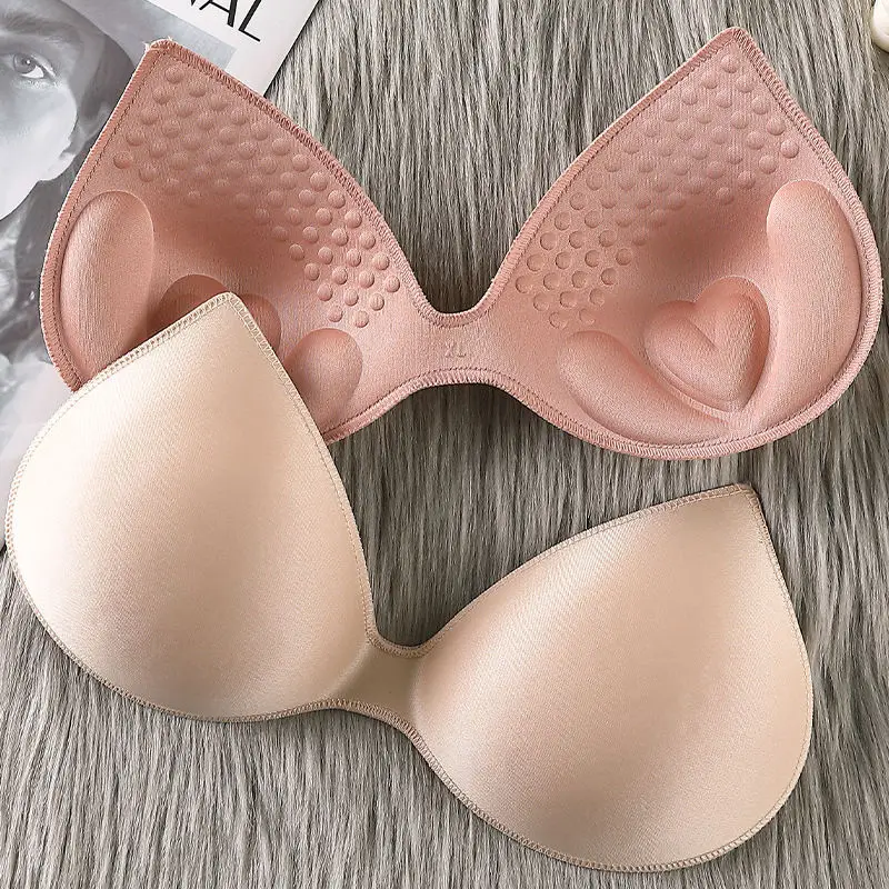 1 Pair Women Summer Swimsuit Padding Inserts Sponge Foam Bra Pads Chest Cup  Breast Bra Bikini Insert Chest Pad - AliExpress