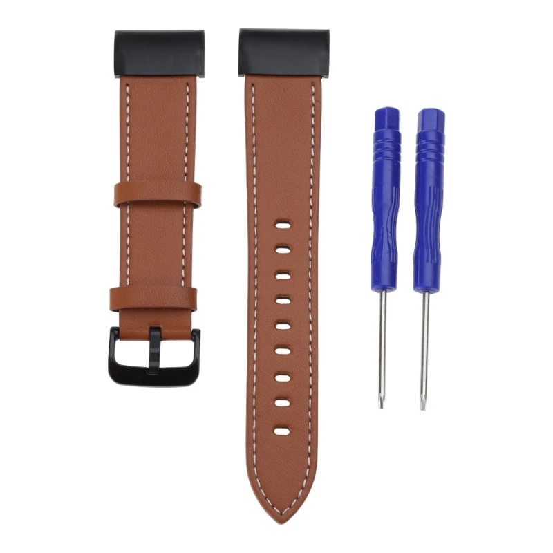 

Leather Watch Bands for fenix 7/Fenix 7X 22mm 26mm Watch Bands Waterproof Not Fading Leather Replacement Watch Bands