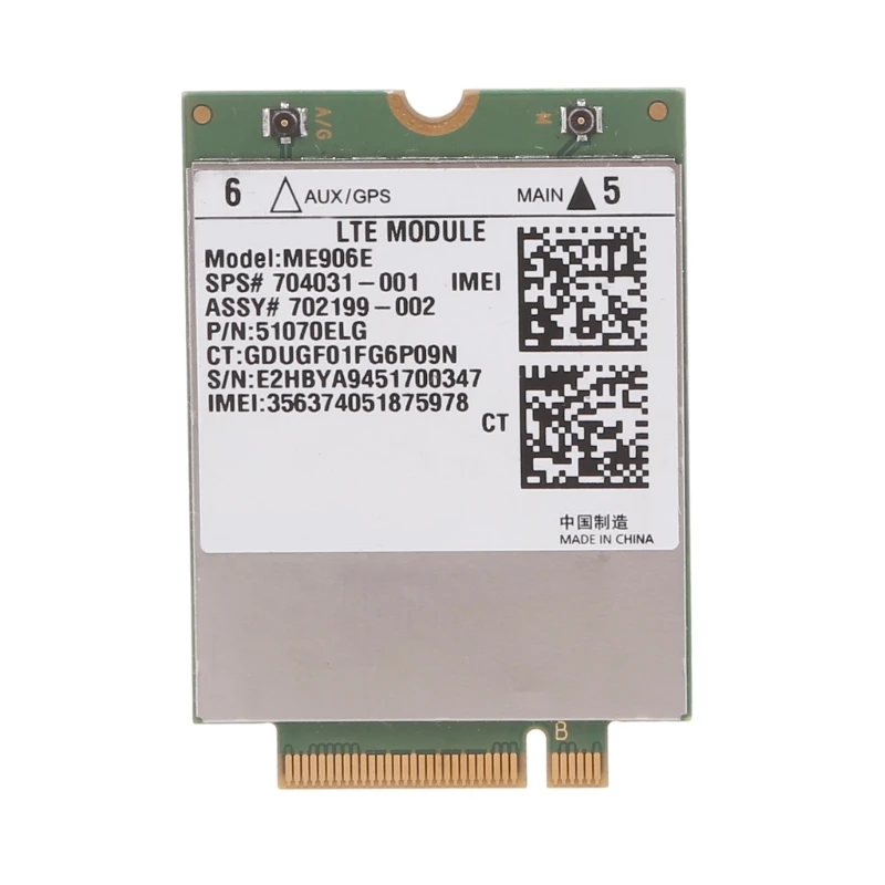 

ME936 LTE WCDMA/HSDPA/HSUPA/HSPA+ GPRS NGFF Модули Беспроводные 594A