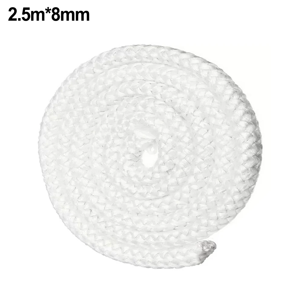 

1 Pc Fire Sealing Rope Oven Seal Round Fiberglass Chimney Cord 8/10/12/14/16mm 2.5M Fireplace Stove Door Gasket Home Accessories