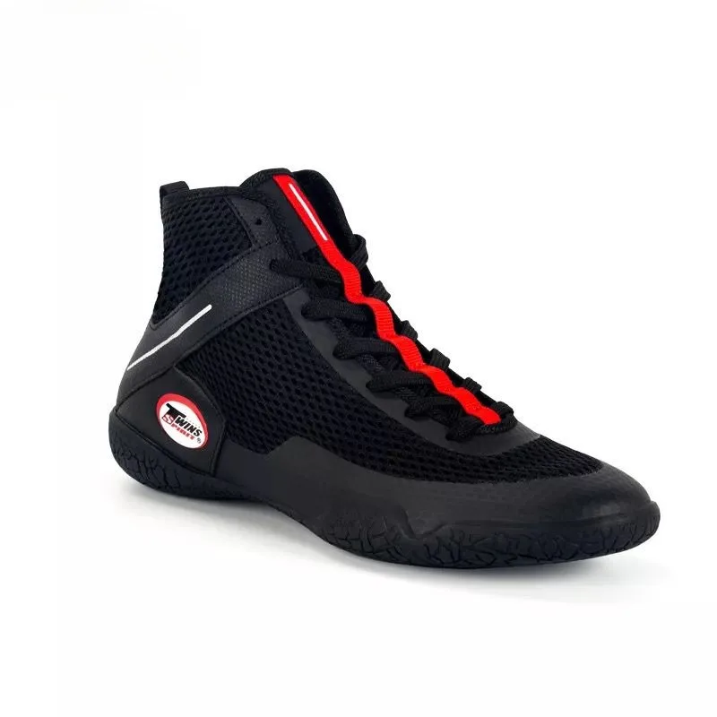 Men's and Women's High-top Competition Sports Shoes Non-slip and Wear-resistant Wrestling Shoes Free Fighting Boxing