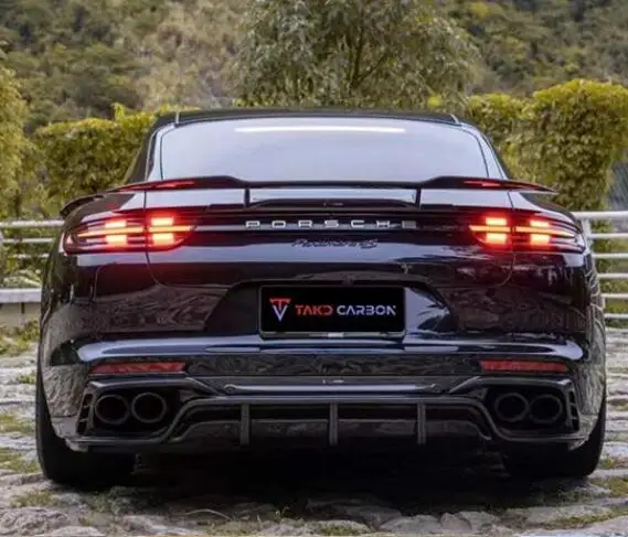 

Real Dry Carbon Fiber Car Rear Wing Trunk Lip Spoiler For Porsche Panamera 971 2017 2018 2019 2020 2021 2022 2023