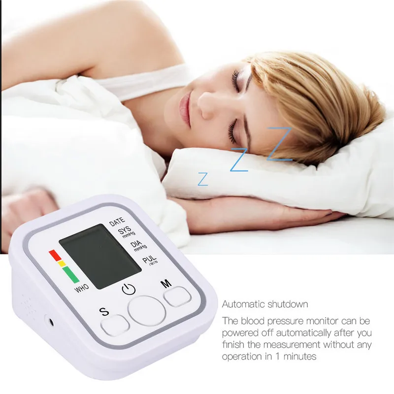 Electronic Blood Pressure Monitor Arm Type Blood Pressure Measuring Instrument Medical Grade Automatic Monitorin