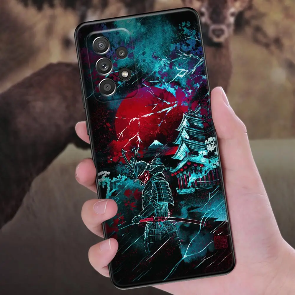 Japanese Samurai Ninja Phone Case - Soft Cover Design