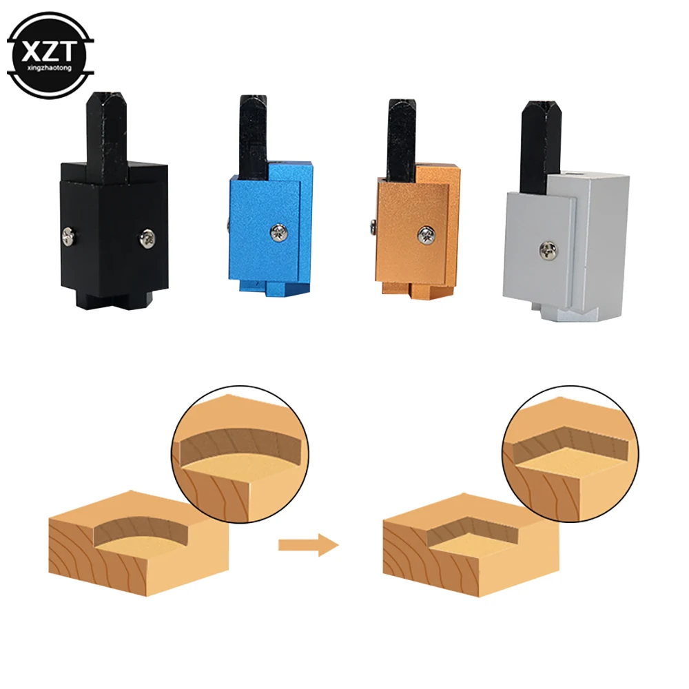 Quick Cutting Right Angle Chisel Wood Corner Wood Door Hinge Mounting for Squaring Hinge Recesses Wood Carving Woodworking Tool diy woodworking tool wood carving corner chisel wood cutting square hinge recesses mortising template kit right angle carving