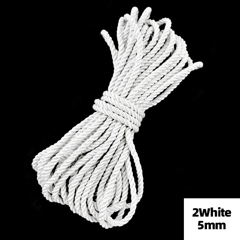 Colorful Nylon Braided Rope for DIY Sewing and Decor Projects