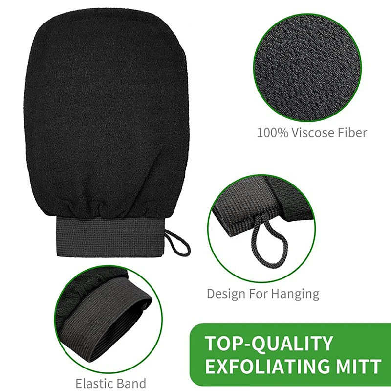 Moroccan Shower Exfoliating Glove Hammam Bath Body Cleaning Scrub Massage Mitt Kessa Peeling Towel Glove 4