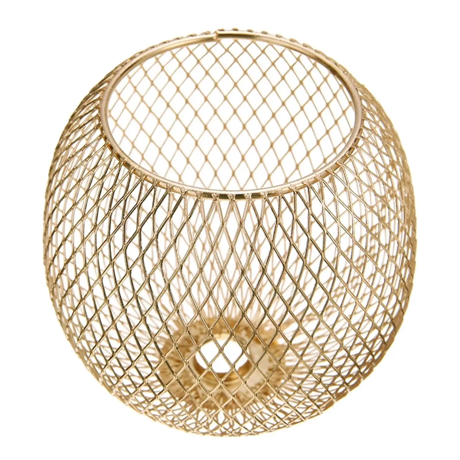 Mesh Hollow Spherical Lampshade Pendant Bedroom Home Hotel Lights Exquisite Even Effect Lamp Shade Classic Iron Round Lampshade