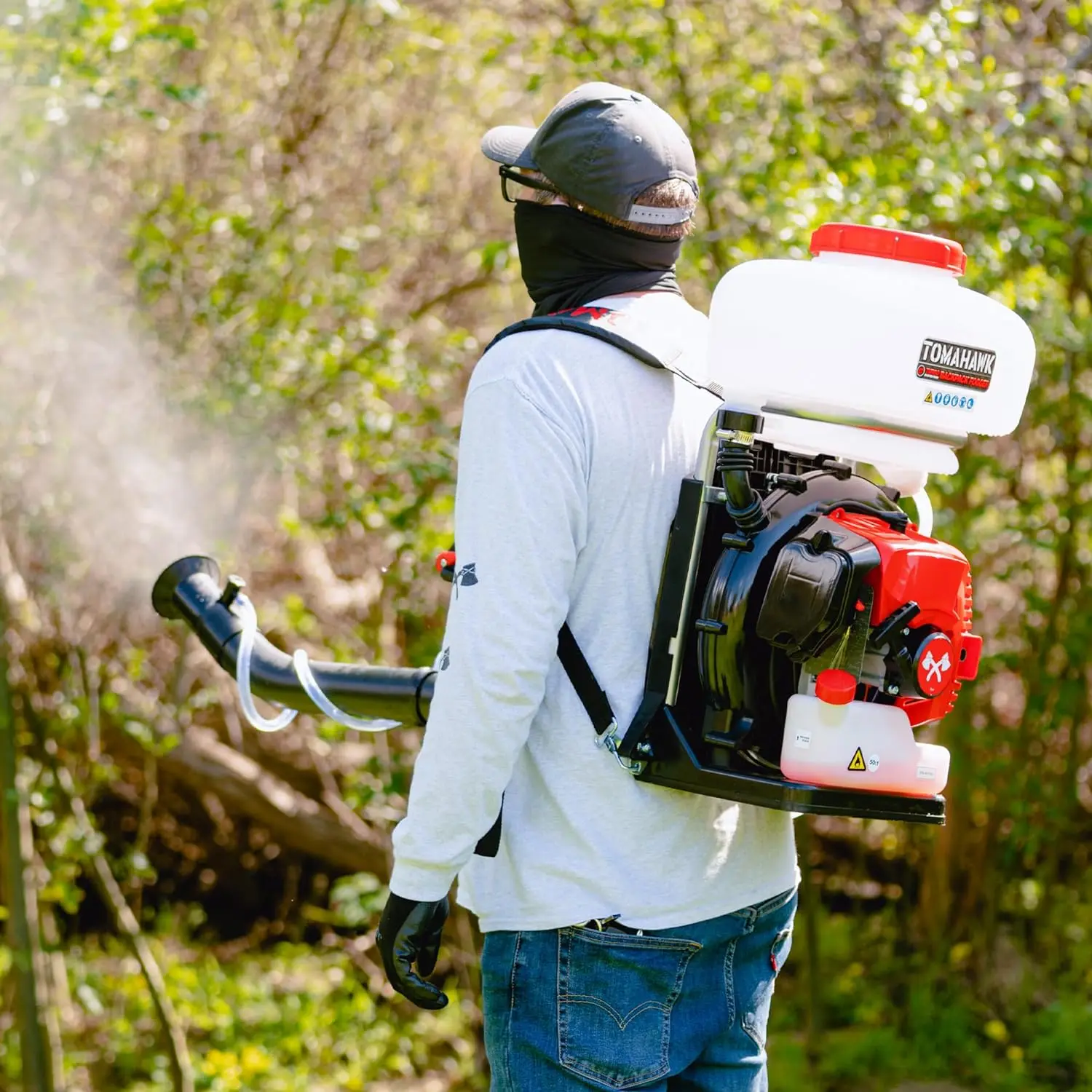 Turbo Boosted Backpack Fogger Leaf Blower ULV Sprayer Machine for Garden Spraying with Gas Powered Engine Spray more faster