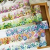1Roll 2M landscaping theme handbook Tape Larger than Nature PET  Adhesives material plant Wordsbottoming collage DIY 40mm*2m 1