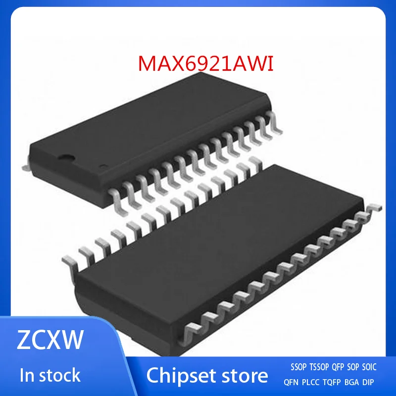 

5PCS/LOT NEW MAX6921AWI MAX6921 MAX6921AW1 SOP28