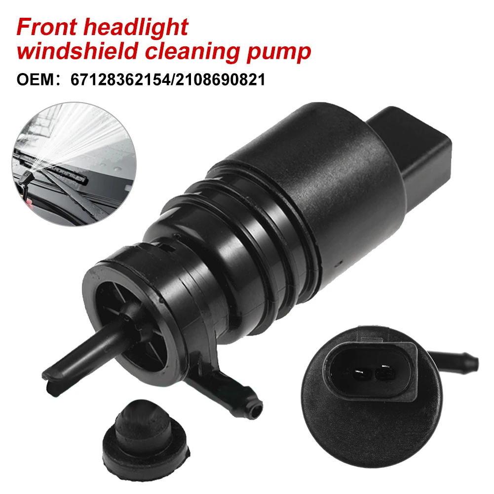 

1 Outlet Auto Windshield Washer Pump For Car Mercedes Benz W211 W203 W204 C230 BMW E46 E38 E39 E60 E65 E53 X3 X5 Z4 M3 A221869