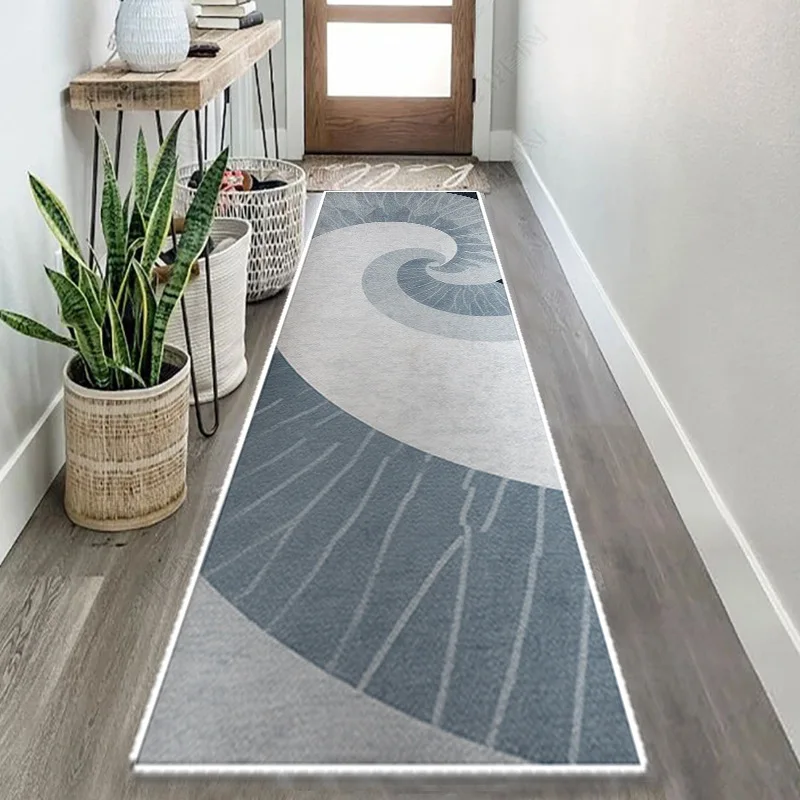 Long Corridor Carpets for Hallway Living Room Decoration Home Anti-skid Entry Floor Mats Hotel Lobby Stairway Area Rugs 6