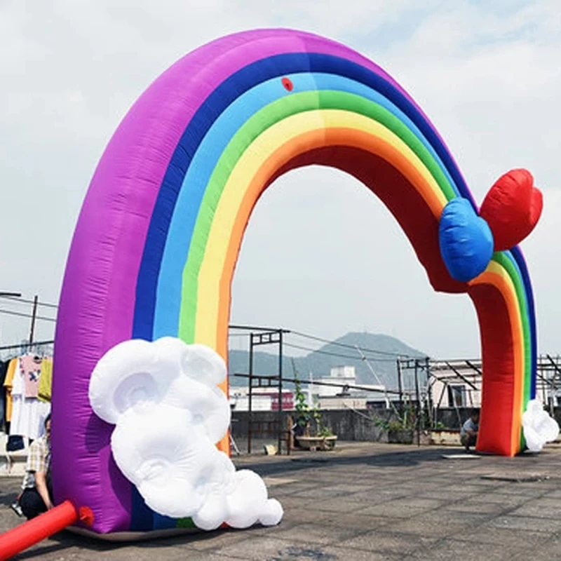 Inflatable Rainbow Arch 20ft X 10ft - Party Advertising Decoration Arch