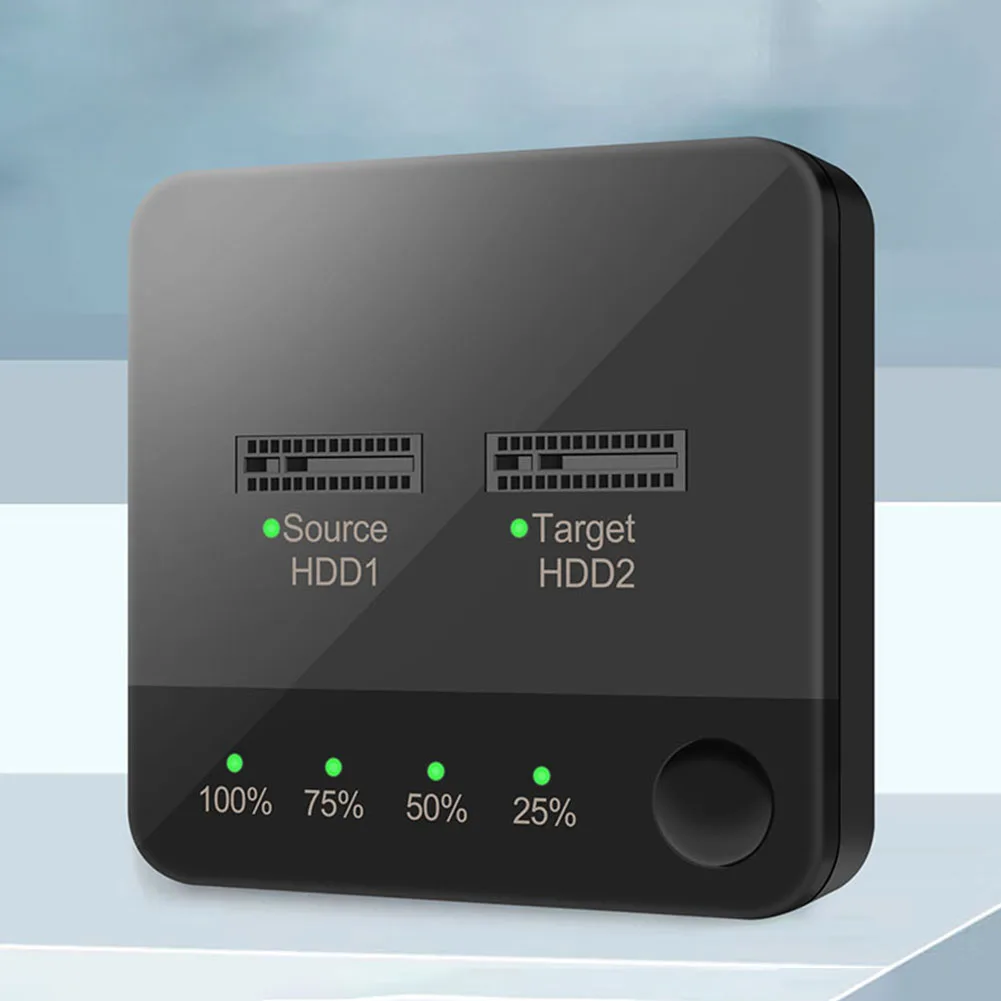 LED 표시기가 있는 SSD 하드 드라이브 복사기, 하드 드라이브 도킹 스테이션, 데이터 변속기, 듀얼 로터, 컴퓨터용 읽기