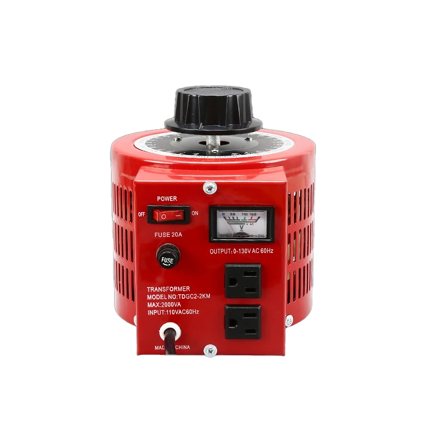 2KVA 110V 220V Variac 가변 변압기 전압 조정기 0-300 AC 전압 출..