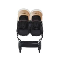 Nouvelle poussette double pour bébés, poussette double portable côte à côte, pliable, poussette haute pour bébé, poussettes doubles 3 en 1 4