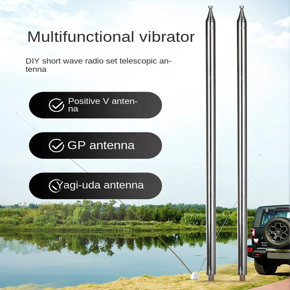 

1 шт. от BD7IBI 5,6 м антенна-Кнут из нержавеющей стали вытяжной стержень для HF Радио положительный V антенна GP антенна Yagi антенна DIY M10