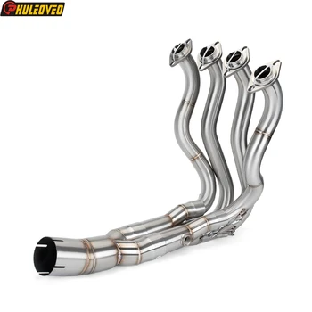 For Kawasaki Ninja ZX-6R 2009-2022 ZX-6R 636 2013-2022 Motorcycle Exhaust System Header Front Pipe for Original Exhaust Mid Pipe