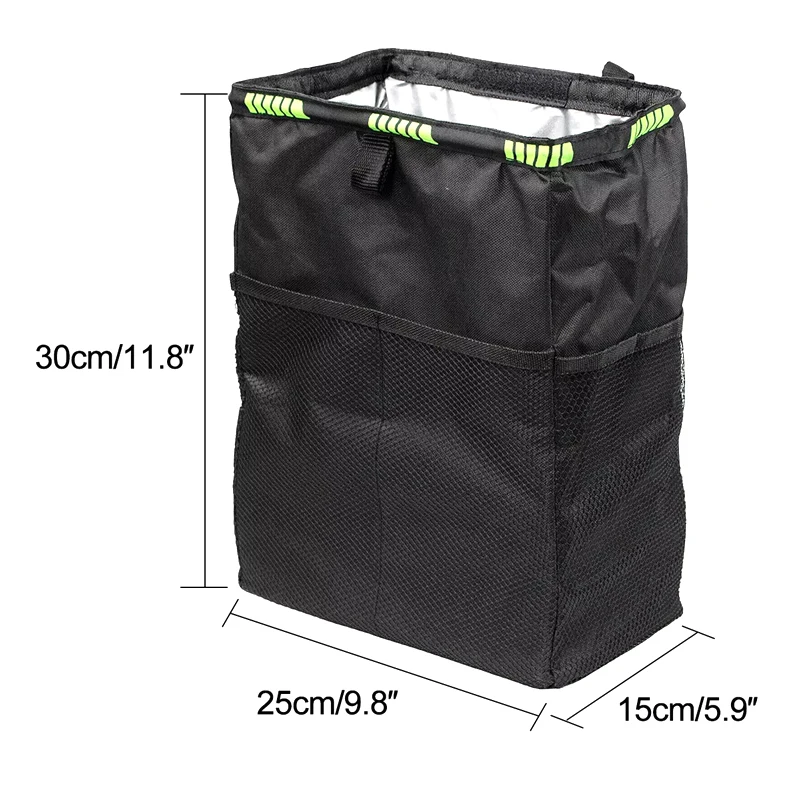 Car Trash Bag Hanging Car Seat Back Storage Bag Waterproof Multifunctional Storage Garbage Accessories