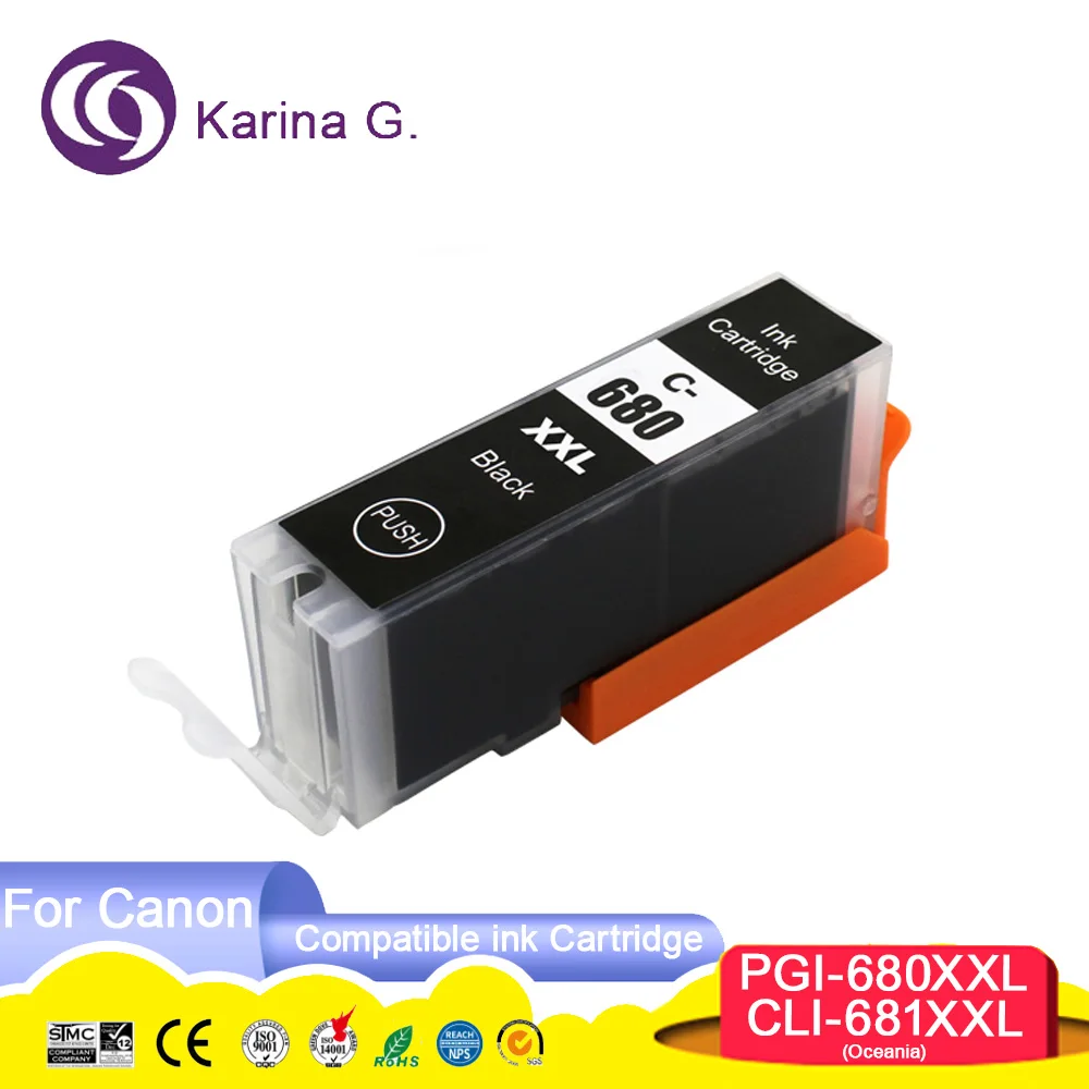 PGI 680 CLI 681 XXL 680XL 681XL PGI680 CLI681 PGI-680 CLI-681 Compatible Ink Car