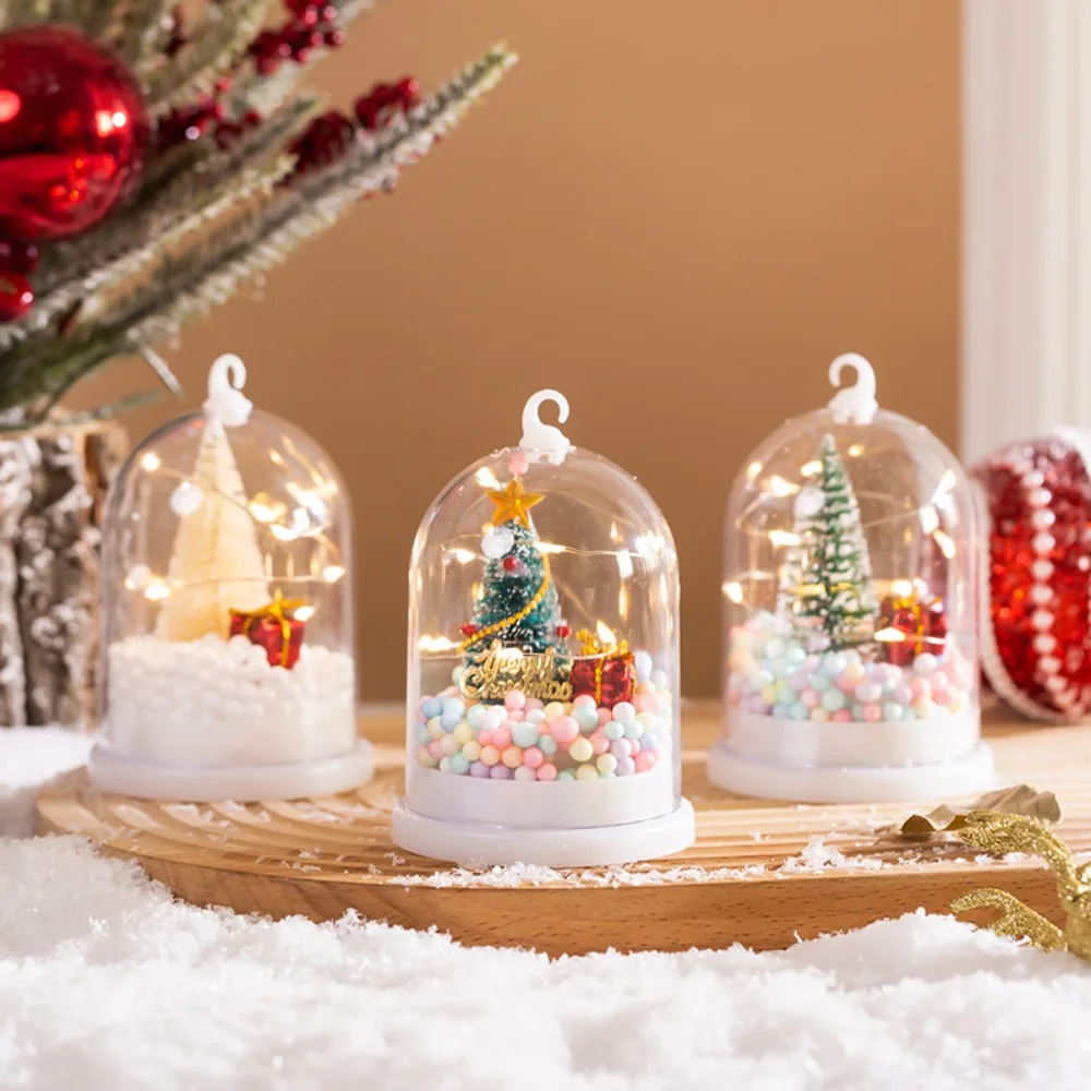 

Christmas Tree Night Light Glow Fire Tree Silver Flower Night Light Christmas Tree Rich Atmosphere Tabletops Decoration Supplies