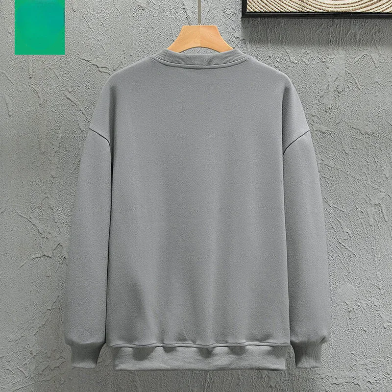 Men Sweatshirts 2022 New Spring And Autumn Male Coat Teenager Boy Character Pattern Korean Style Black White Gray Blue H14