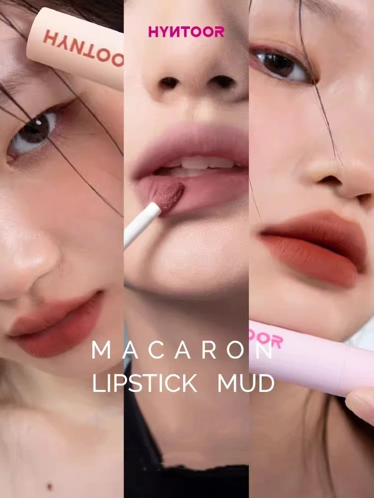 Description Picture 2 of itemHYNTOOR Macaron Series Lip Mud 22 Colors Matte Cloud Air Velvet Lip Glaze Long-lasting Waterproof Lip Gloss Liquid Lipstick