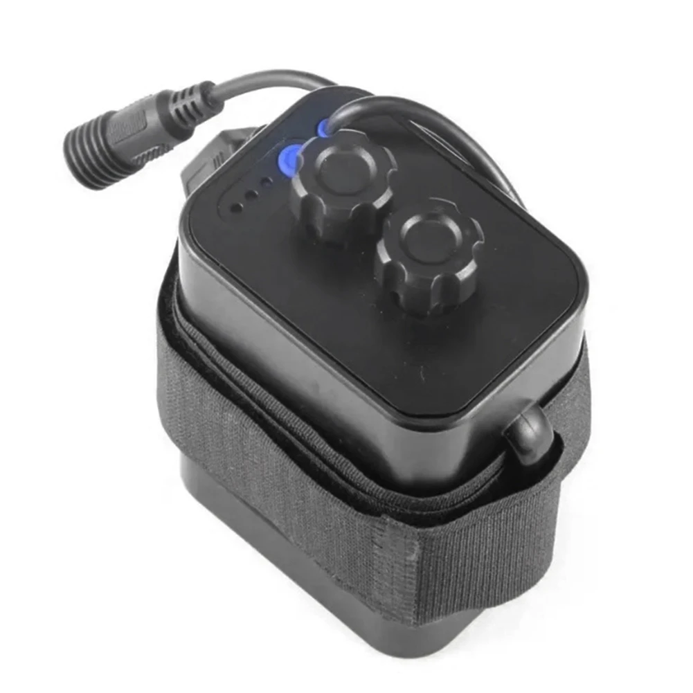 Best-12V 6X18650 배터리 박스 LED 라이트 배터리 홀더(케이블 포함) USB/DC 듀얼 인터페이스 방수 배터리 박스 간편한 설치