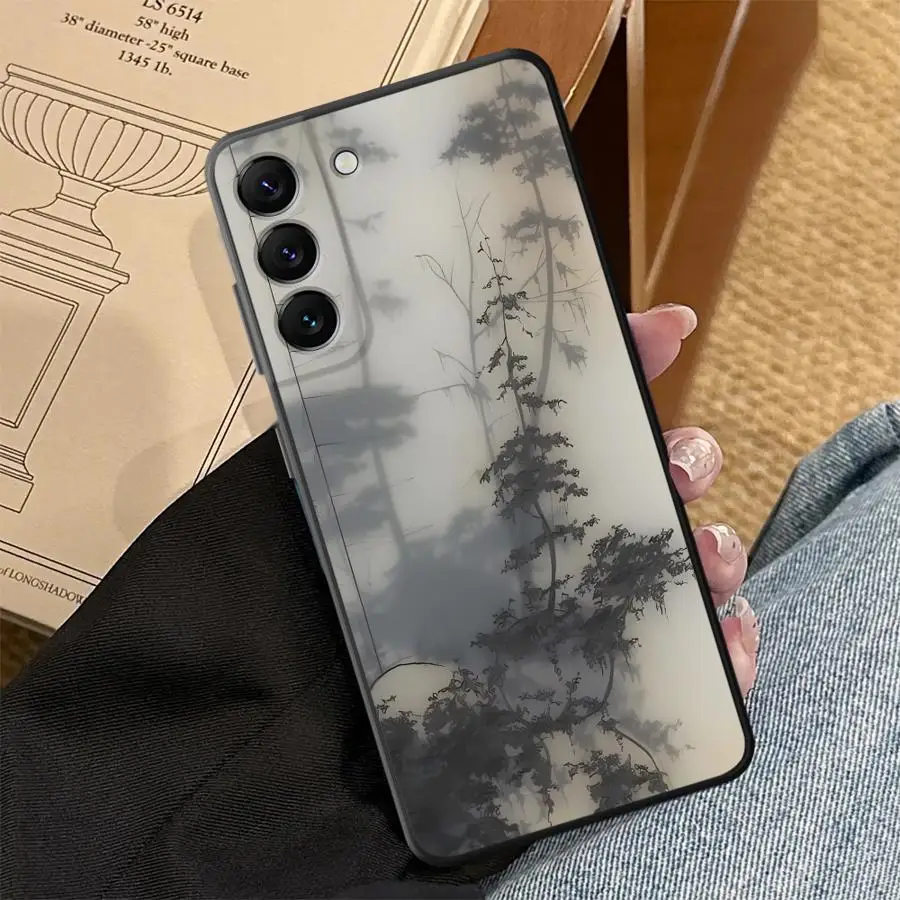 Elegant Branch Shadow Phone Case Cover