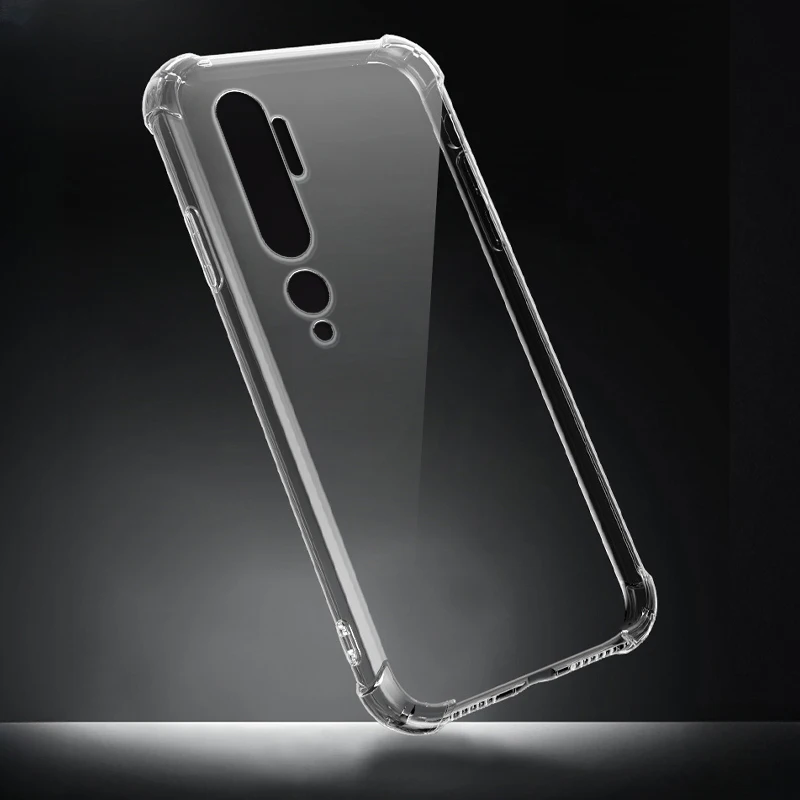 Clear Silicone Case for Xiaomi Mi Note 10/Pro - Transparent Protective Cover
