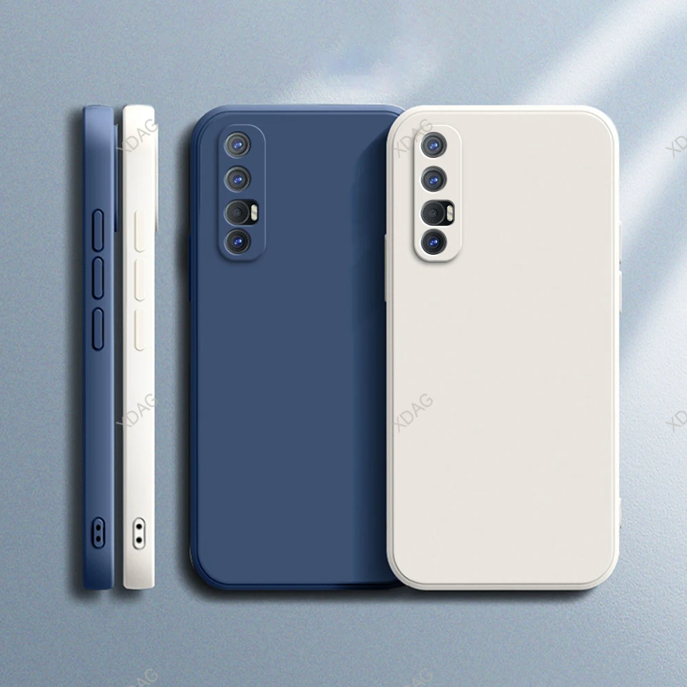 Custodia morbida quadrata in Silicone liquido per OPPO Reno3 Reno 3 Pro 3Pro 5G 6.5 PCRM00 PCRT00 CPH2009 Shell Cover originale per coppie  202192403