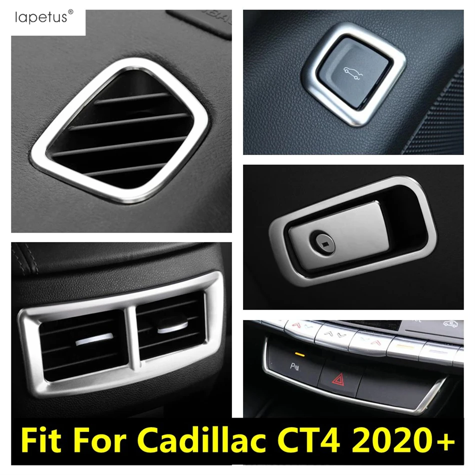 

Аксессуары для Cadillac CT4 2020-2022, освещение/перчаточный ящик с блестками/кнопка для задней двери/вентиляционные отверстия для приборной панели