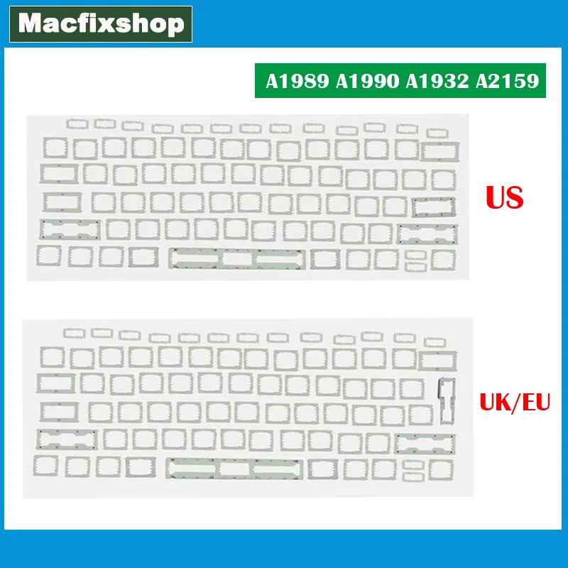 

Laptop A1989 A1990 A1932 A2159 Keyboard Clip Hinge Scissor 2018 2019 For Macbook Pro US UK EU RU FR Keycap White Butterfly Clips