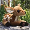 Sika Deer High Fidelity Anime Cute Plushie Buck Plush Toys Lifelike Animals Simulation Stuffed Doll Kawai Toy Gifts For Kids 4