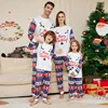 Christmas Family Pajamas 2024 Multicolour Cartoon Print Christmas Set Mother Kids Xmas Tops Family Matching Outfits  Baby Clothe 1