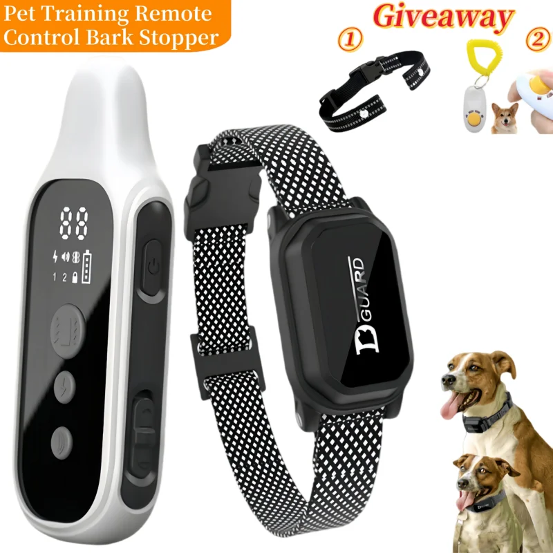 Rechargeable Waterproof Remote Control Pet Collar 1