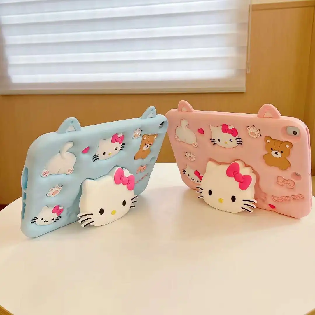 韓国かわいい【byemypie】I love Kitty iPad プロテクター 全2色 Saec9c23de6054ffba5ced0ebfb4f5