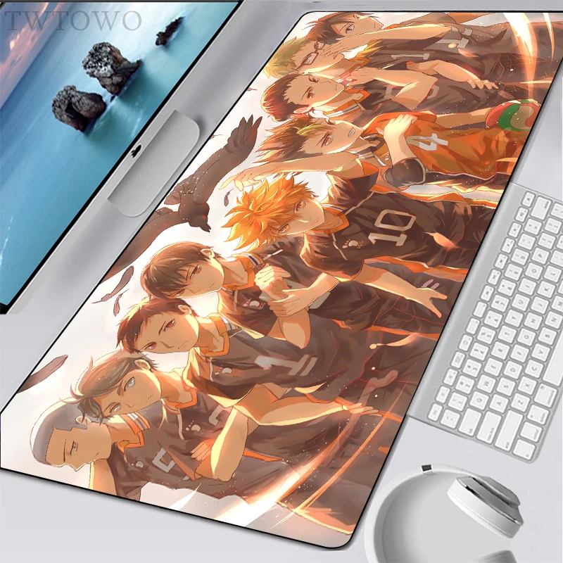 Коврик для мыши HD Новый большой XXL коврик клавиатуры Haikyuu игровой ноутбука из