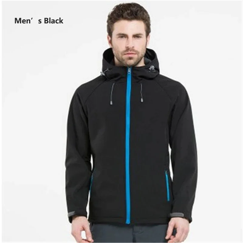 

Fleece Soft Shell Hiking Jacket Men Women Waterproof Windproof Warm Skiing Coat Trekking Camping Climbing Outdoor Jackets