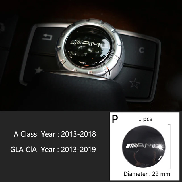 Sleek Silver Center Console Storage Box Cover Trim For Mercedes-Benz A / B / CLA / GLA Class (W176, C117, X156) – 1-Piece ABS Upgrade