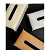 New Woven Tissue Box Leather Napkin Case Luxury Paper Cover Car Living Tissue Paper Holder Desktop Home Tabletop Decoration 6