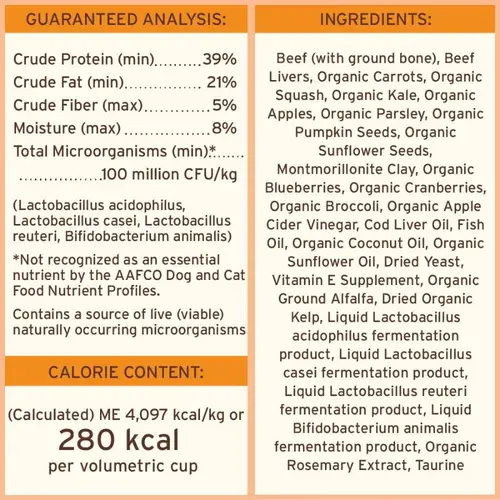 Primal Freeze Dried Dog Food Pronto Mini Nuggets Beef; Scoop and Serve Complete and Balanced Meal; Also Use as Topper or Treat; - Image 6