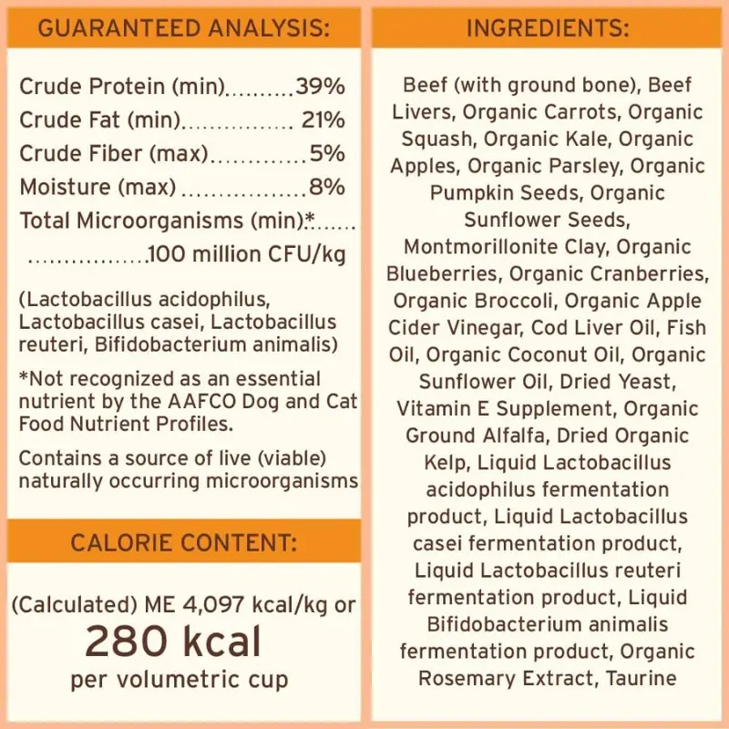 Primal Freeze Dried Dog Food Pronto Mini Nuggets Beef; Scoop and Serve Complete and Balanced Meal; Also Use as Topper or Treat; - Image 6