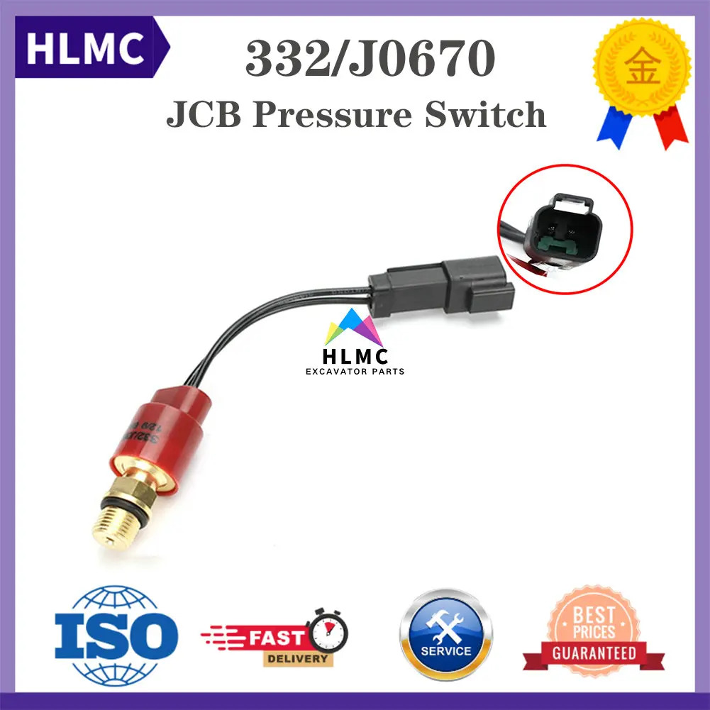 

332/J0670 332J0670 332-J0670 Pressure Switch For JS220 3CX 4CX Excavator Electric Parts