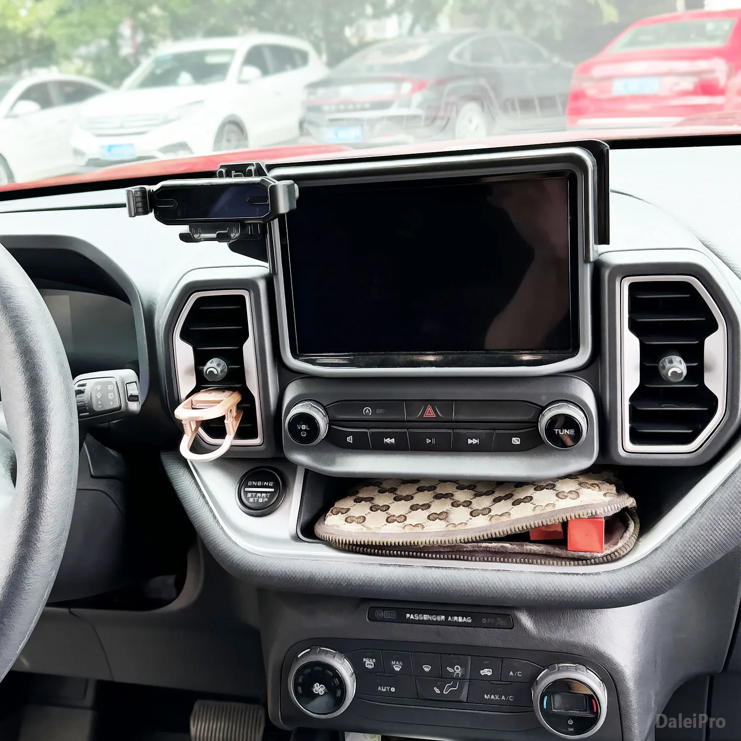 HUYINPJ Center Console Organizer Compatible With 2021-2024 Ford Bronco Sport Dash