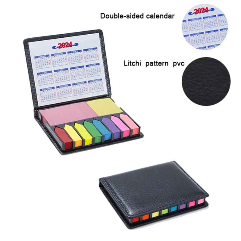 

Self-Adhesive Post Note Sticky Note Set Calendar 2024 Writable Memo Pad