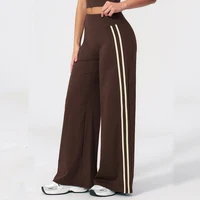 JUREN Pantalon de yoga pour femme à jambe droite, taille mi-haute, leggings de sport, sensation seconde peau, pour Pilates, course et entraînement 1
