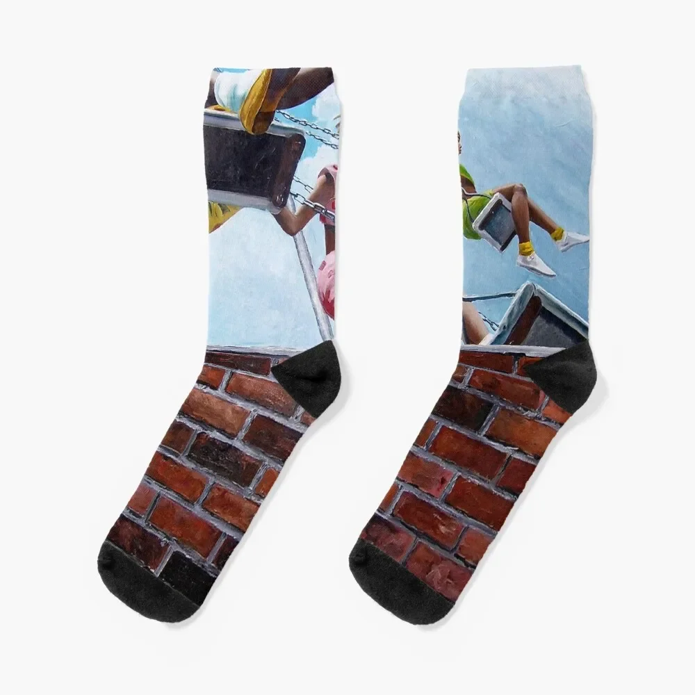 

Girls Swinging Socks designer brand short gift anime Boy Child Socks Women's